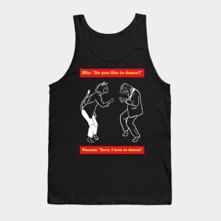 Cat Design- Paw Fiction Tank Top